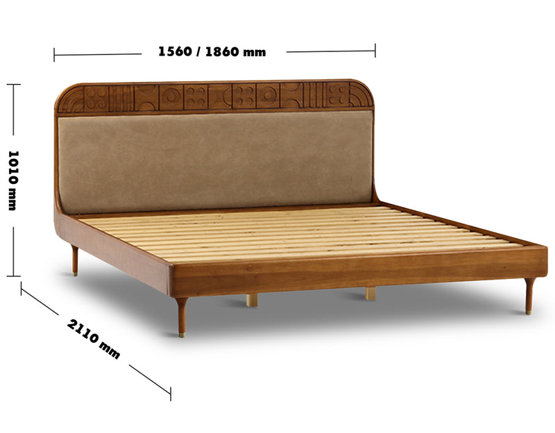 Vintage Boxwood Bed MADRID Size Chart