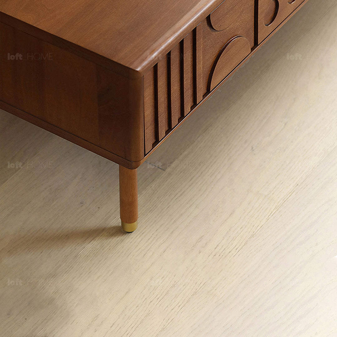 Vintage boxwood coffee table madrid layered structure.