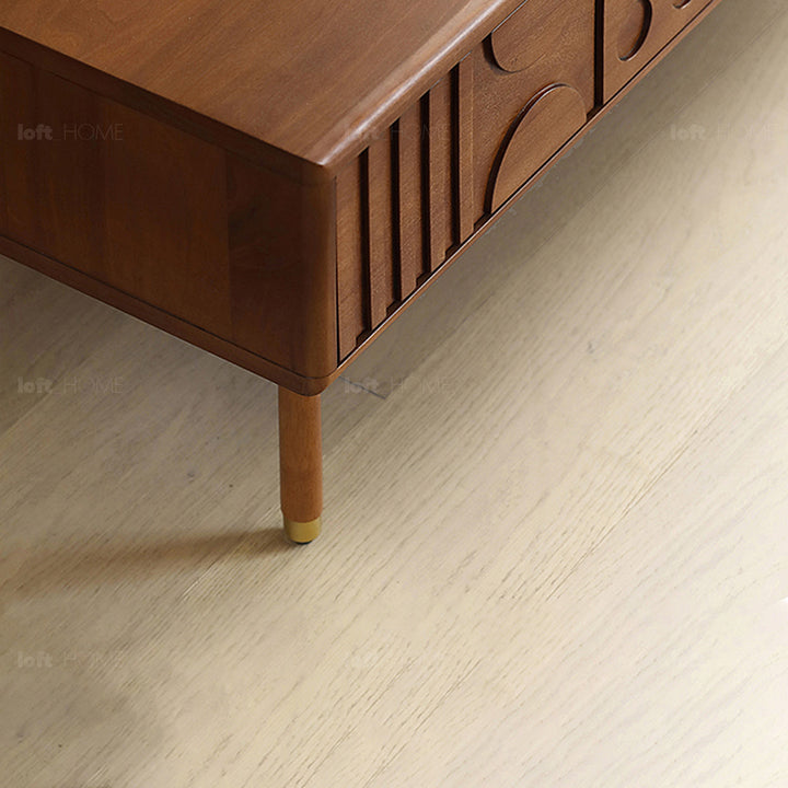 Vintage boxwood coffee table madrid layered structure.