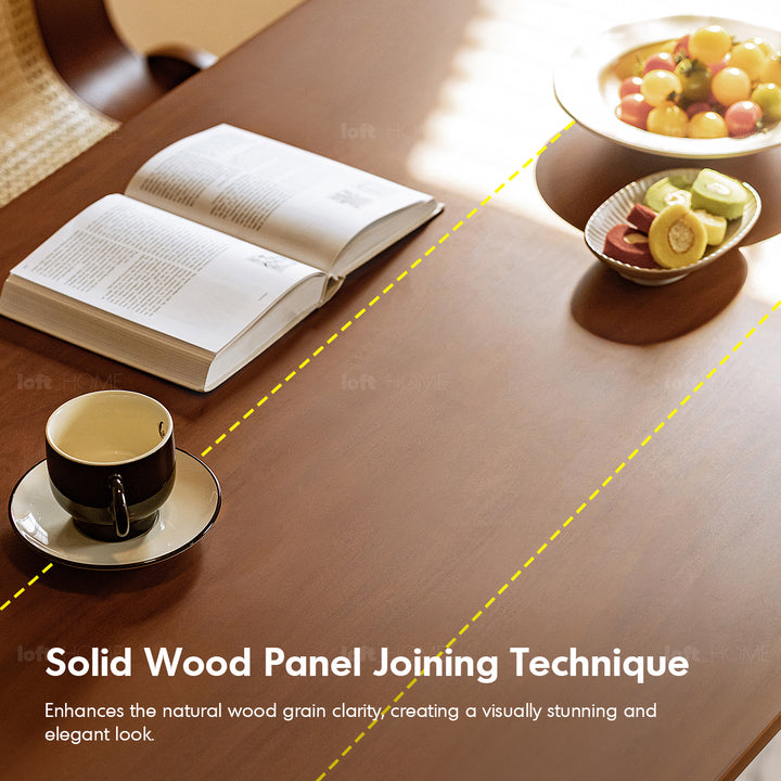 Vintage boxwood dining table essan detail 19.