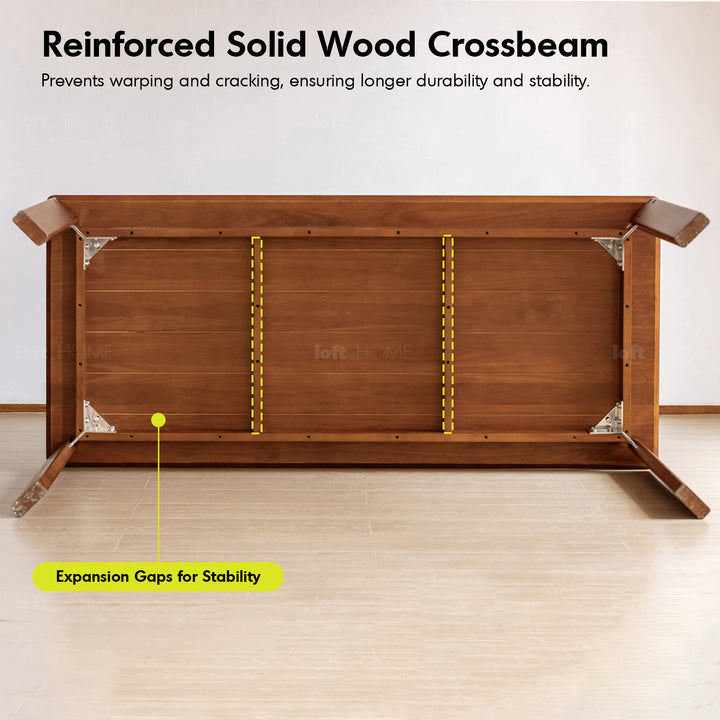 Vintage boxwood dining table essan detail 21.
