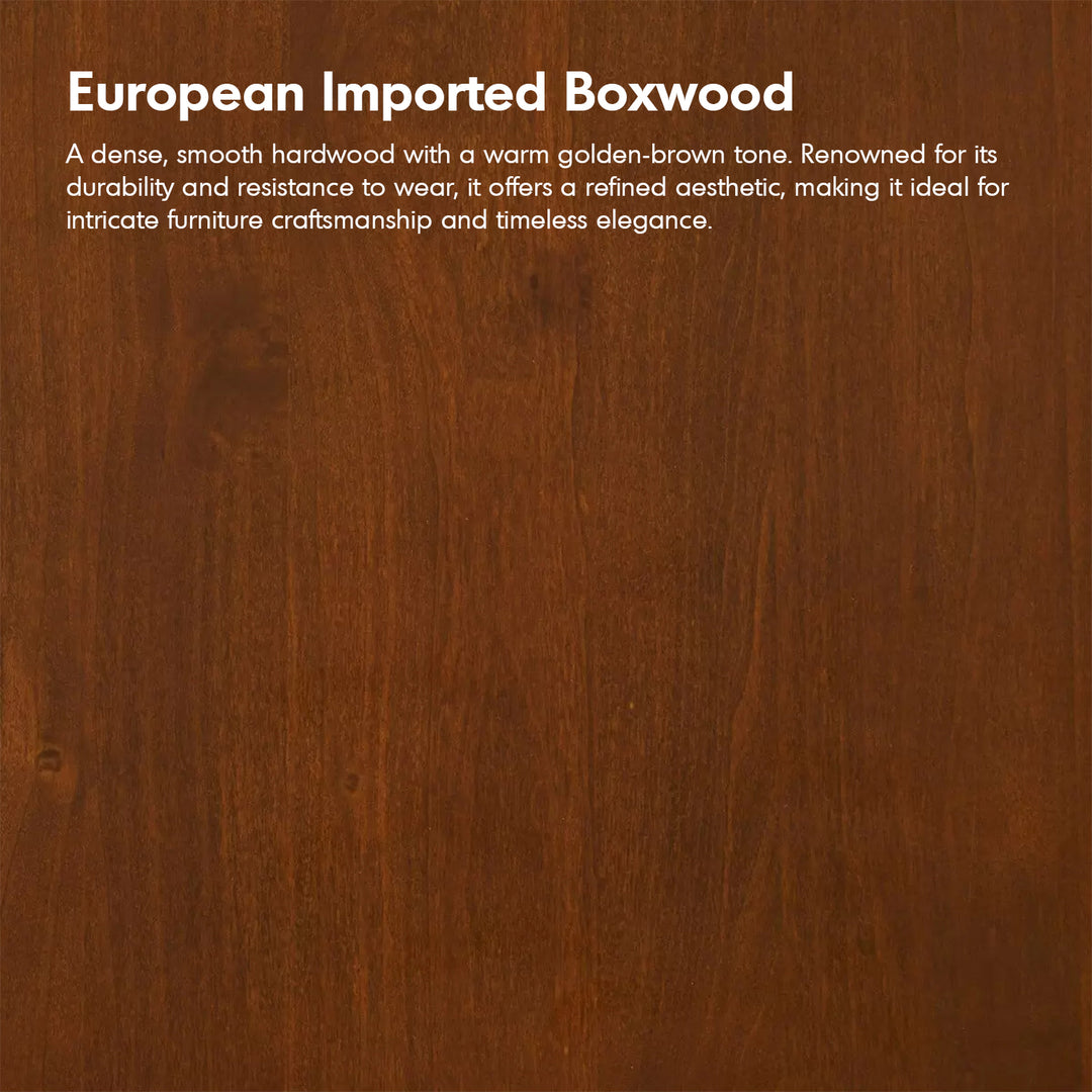 Vintage boxwood dining table essan color swatches.