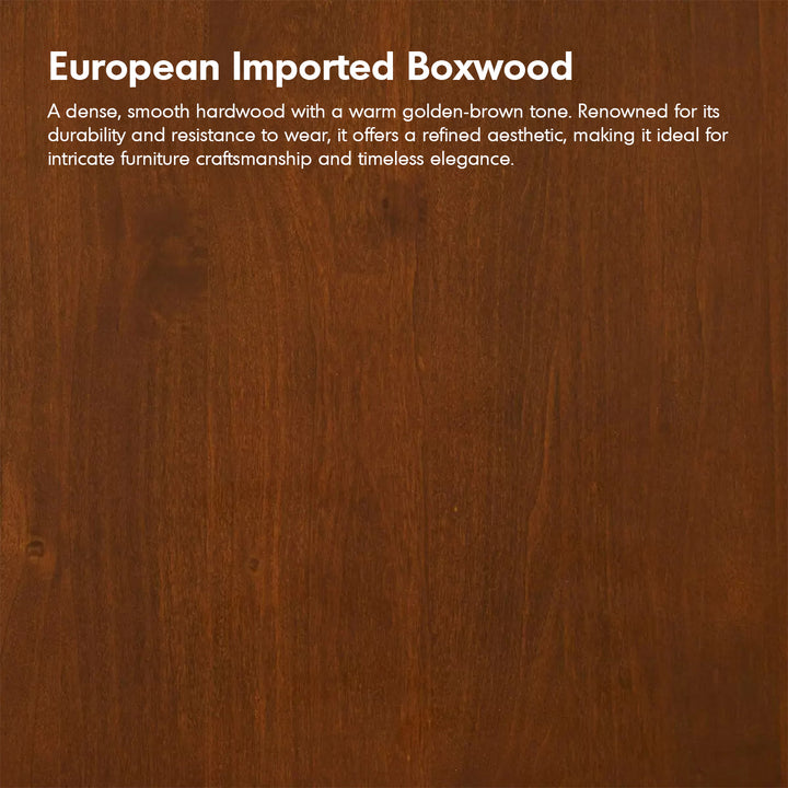 Vintage boxwood dining table essan color swatches.
