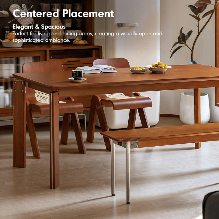 Vintage boxwood dining table essan detail 28.