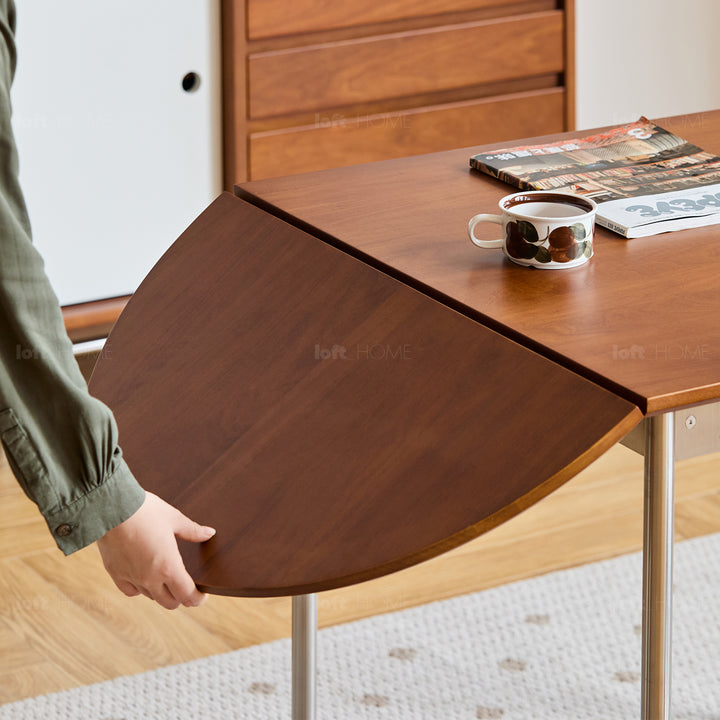 Vintage boxwood extendable oval dining table season detail 21.