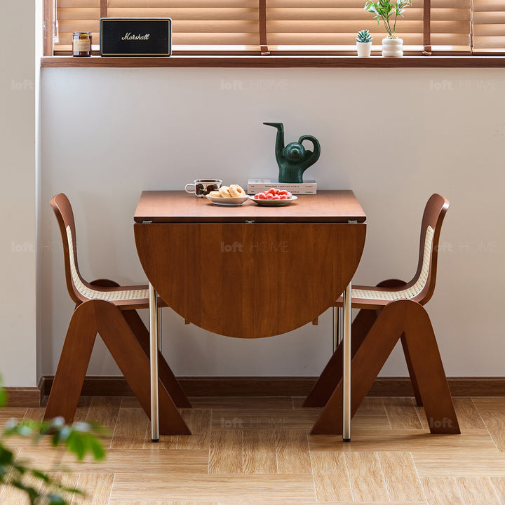 Vintage boxwood extendable oval dining table season detail 23.