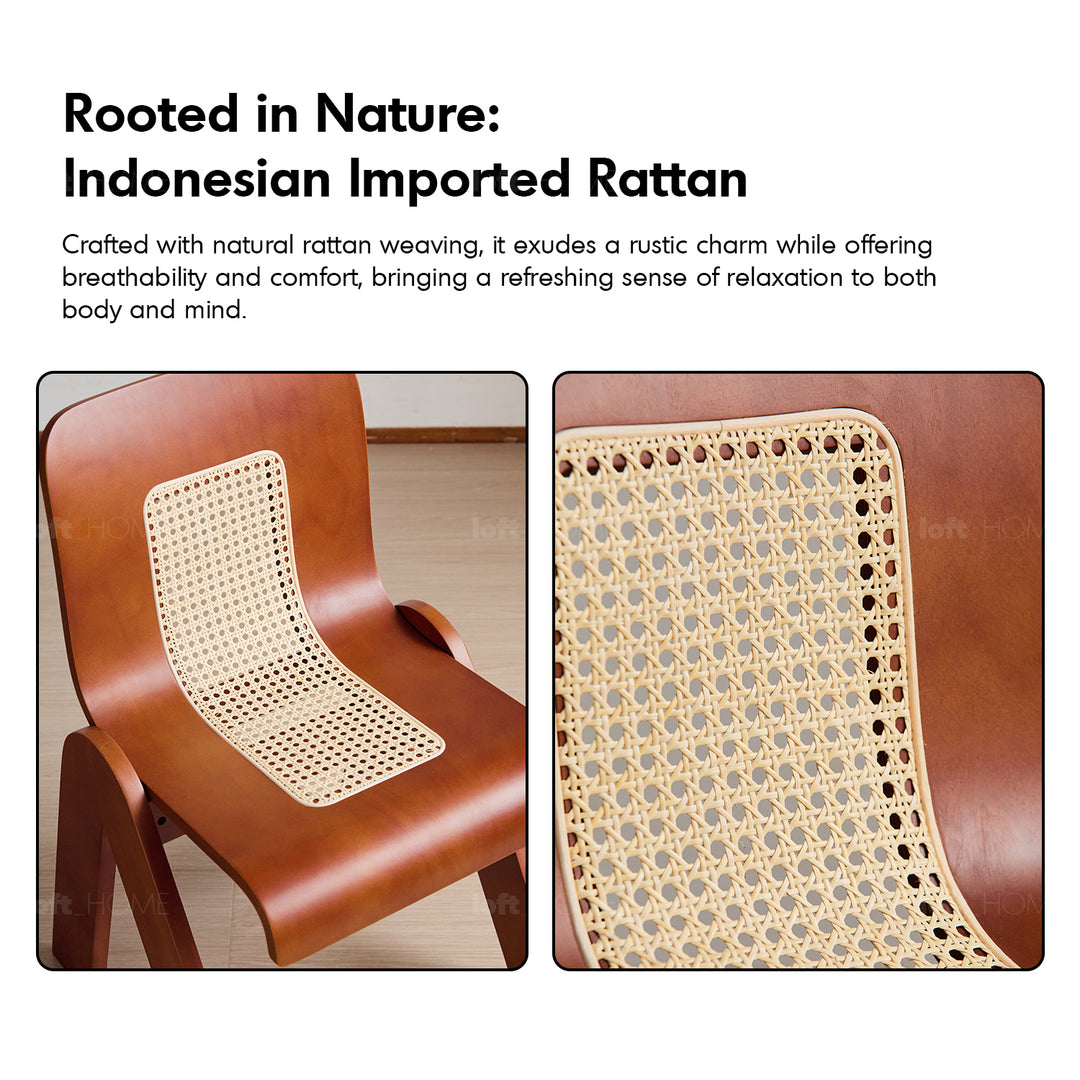 Vintage boxwood rattan dining chair fanko conceptual design.