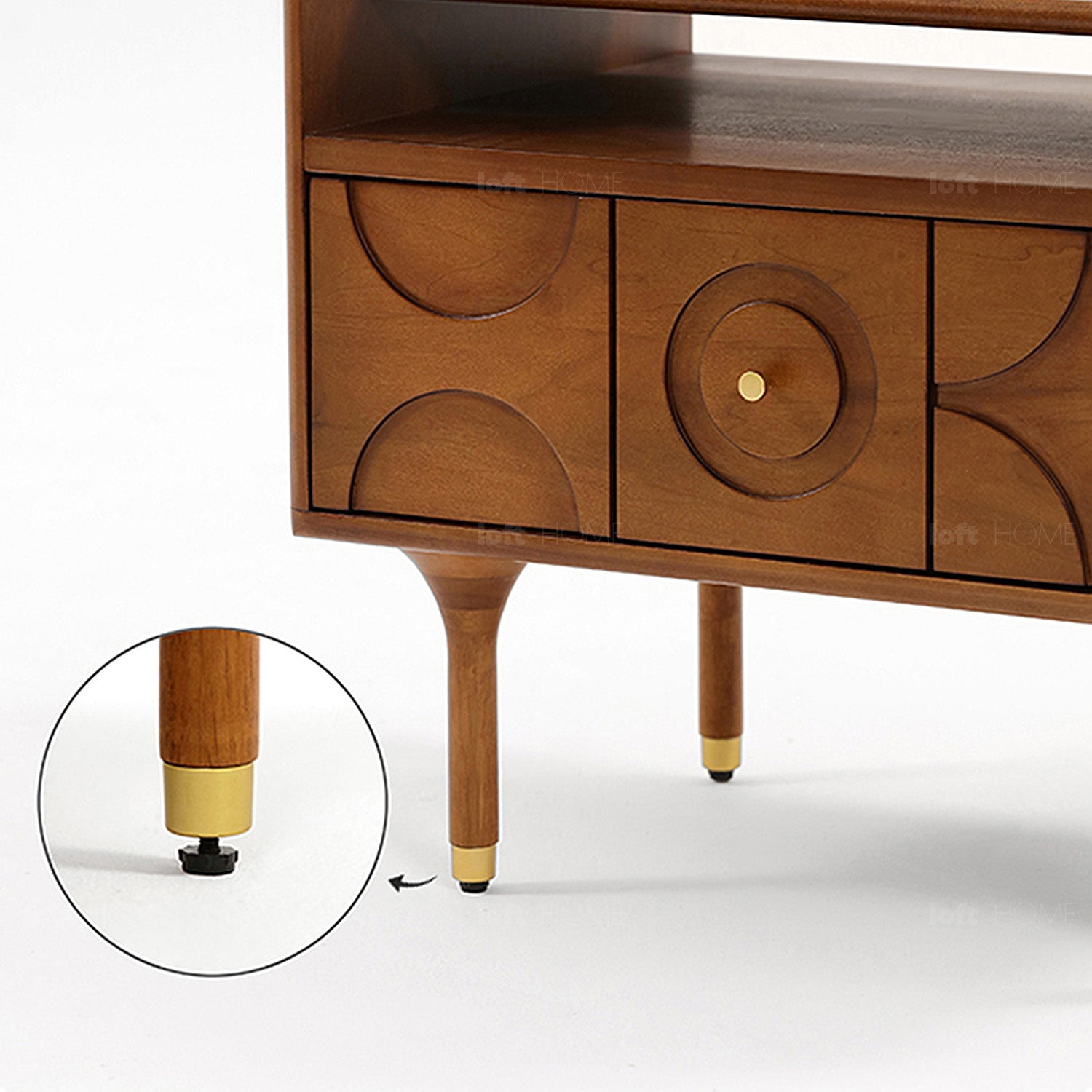 Vintage boxwood side table madrid layered structure.