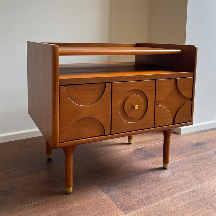 Vintage boxwood side table madrid detail 1.
