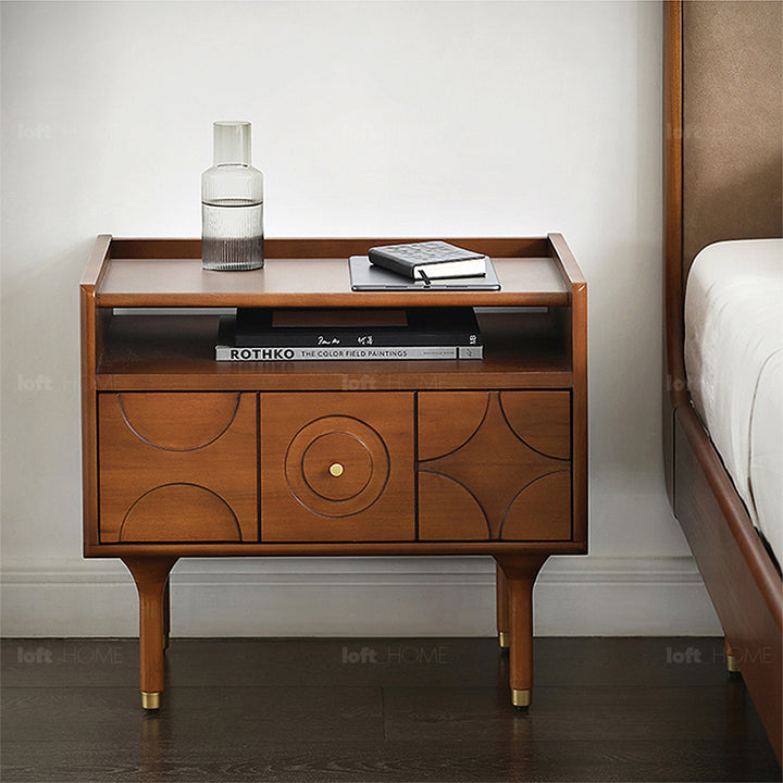 Vintage boxwood side table madrid material variants.