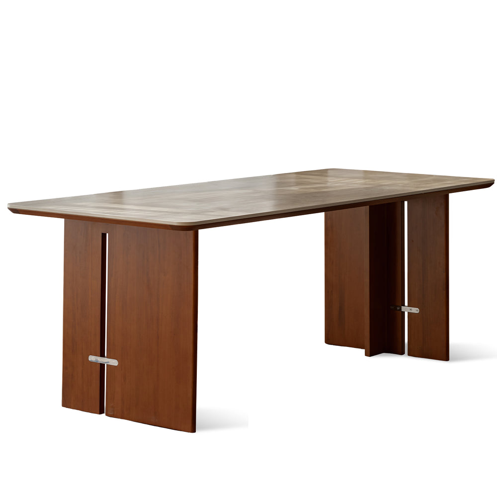 Vintage boxwood sintered stone dining table roma primary product view.