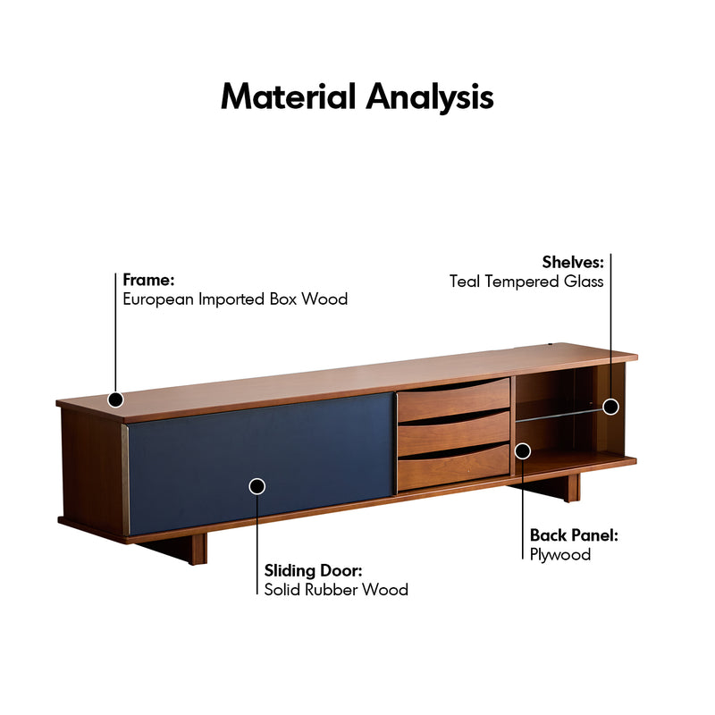 Bauhaus boxwood sliding door tv console mist detail 18.