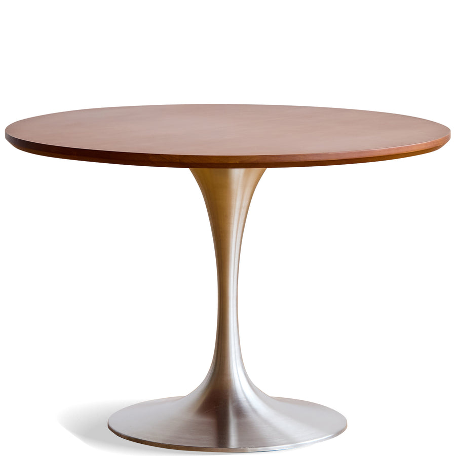 Vintage Boxwood Stainless Steel Round Dining Table TULIP