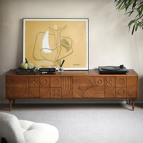 Vintage Boxwood TV Console MADRID Good to Know Preview-1