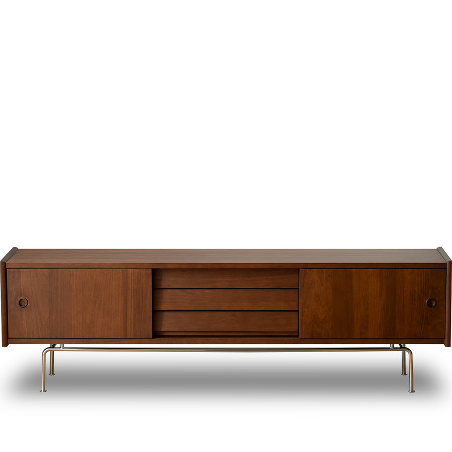 Vintage boxwood tv console silver salt in white background.