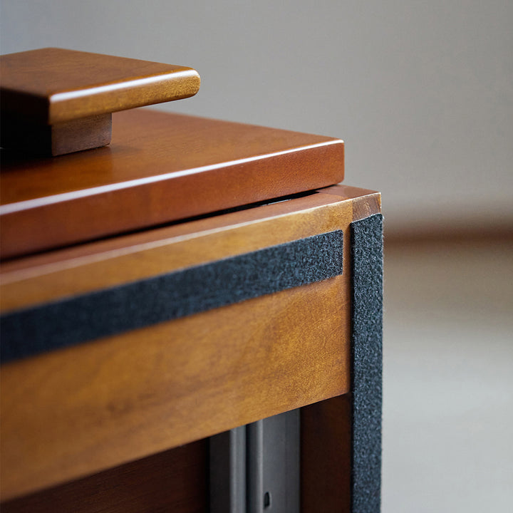Vintage pine wood storage modular cabinet carmen quad detail 2.
