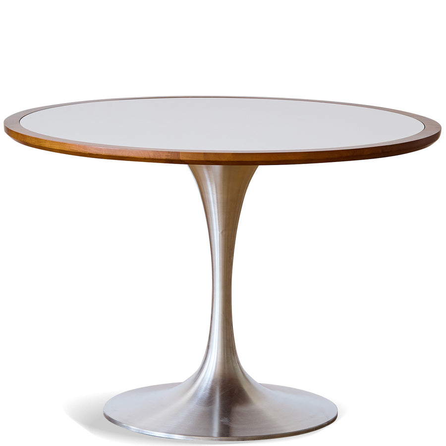 Vintage Sintered Stone Stainless Steel Round Dining Table TULIP