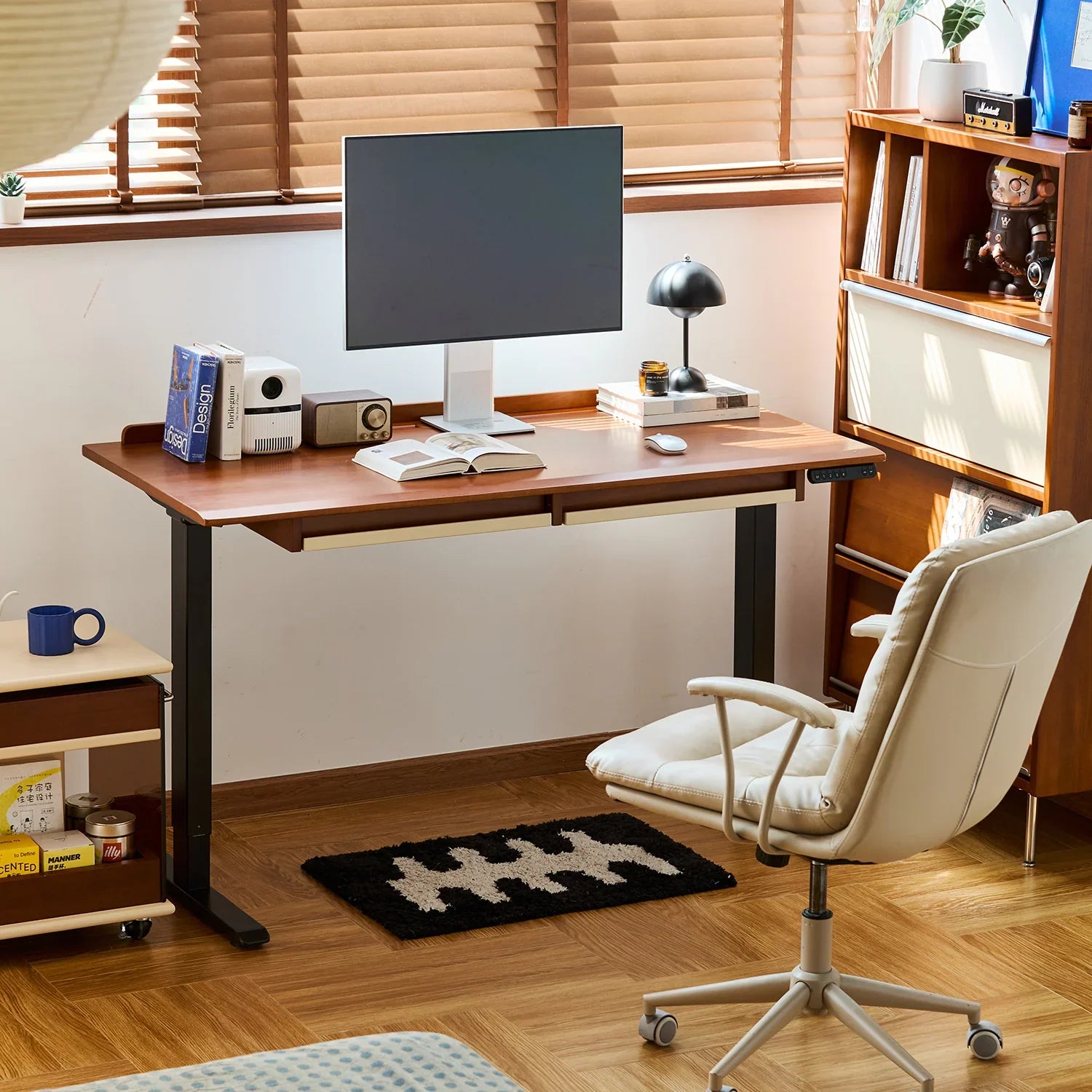 Multi Level Adjustable Study Table Bauhaus Boxwood Electric Height Adjustable Study Table ELEVATE – LOFT HOME