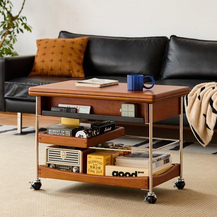 Vintage boxwood extendable coffee table versa situational feels.