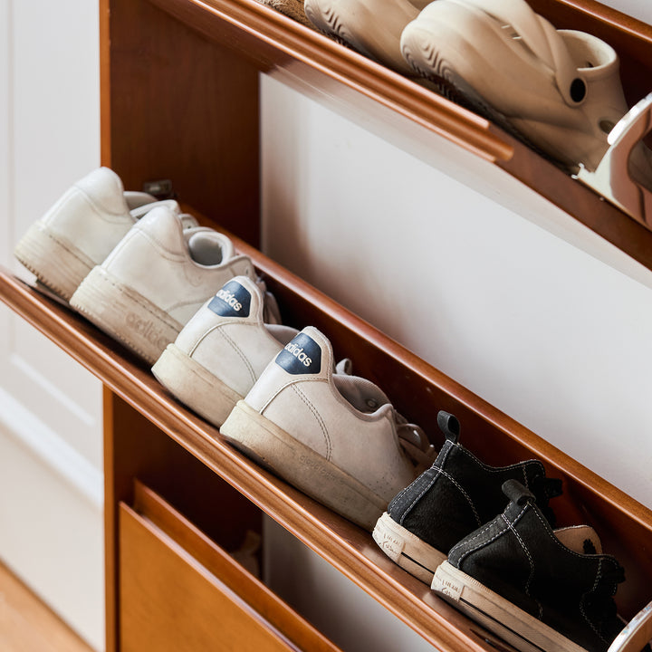 Vintage Boxwood Shoe Cabinet SEASON