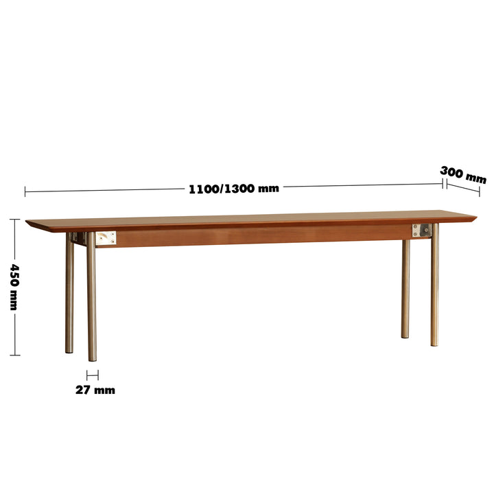 Vintage Boxwood Sintered Dining Bench SEASON