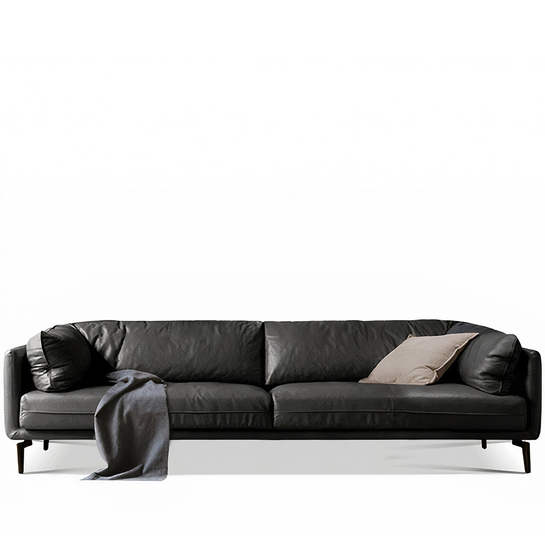 Vintage genuine leather sectional 4 seater sofa bravo detail 4.