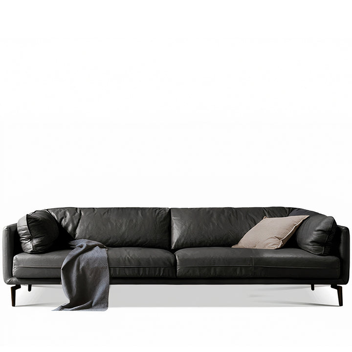 Vintage genuine leather sectional 4 seater sofa bravo detail 4.