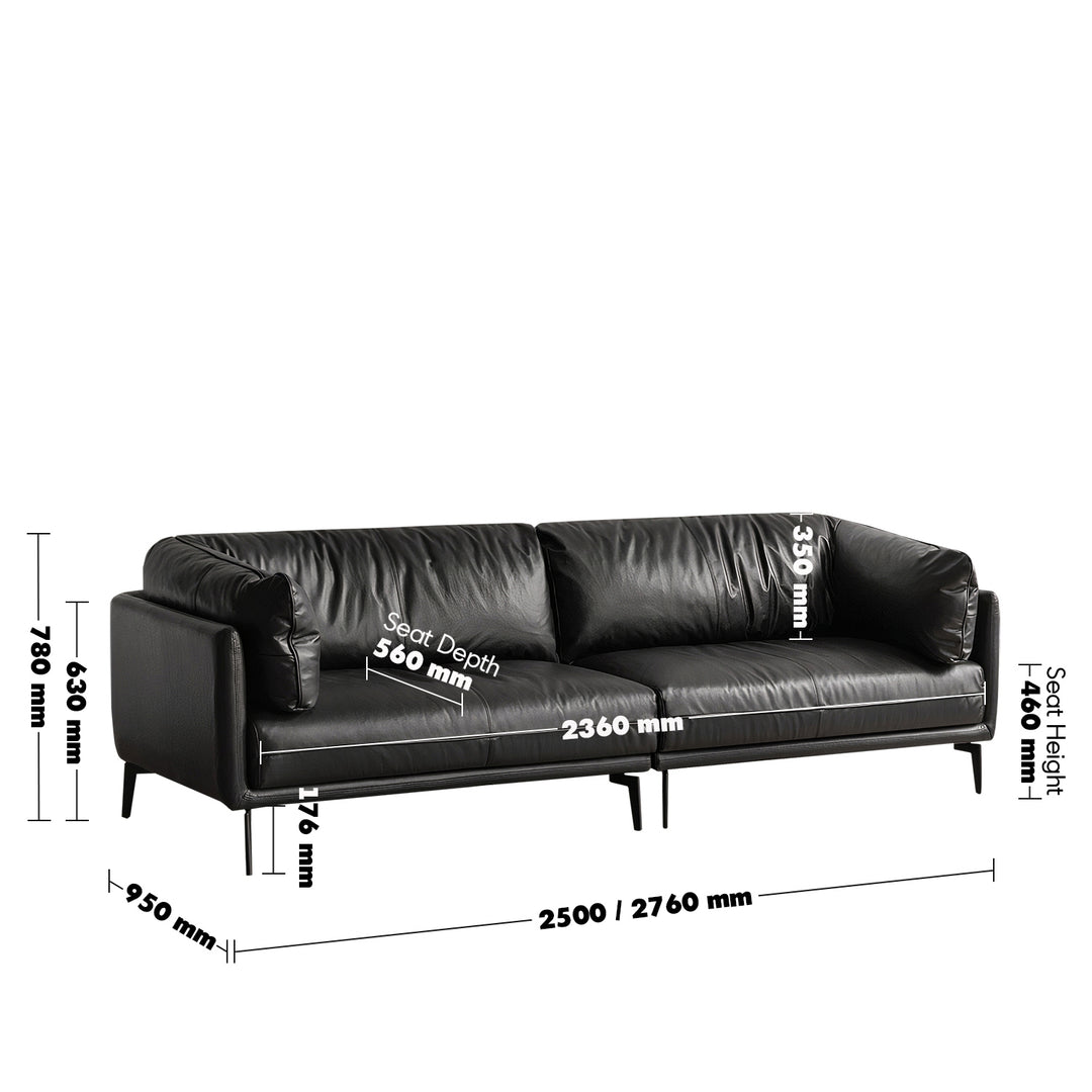 Vintage genuine leather sectional 4 seater sofa bravo size charts.