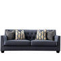 Vintage Microfiber Leather 3 Seater Sofa GRIMM