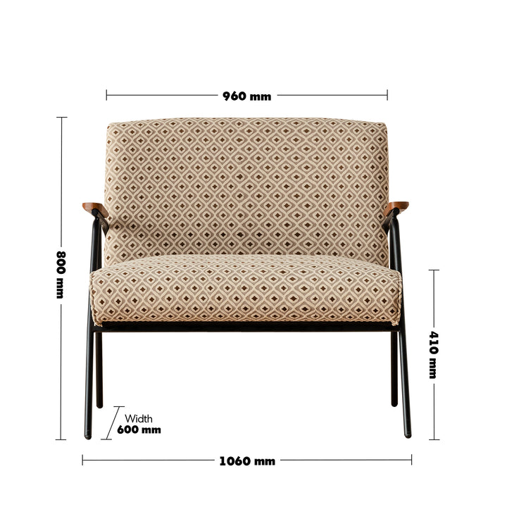 Vintage mixed weave fabric 2 seater sofa wheat size charts.