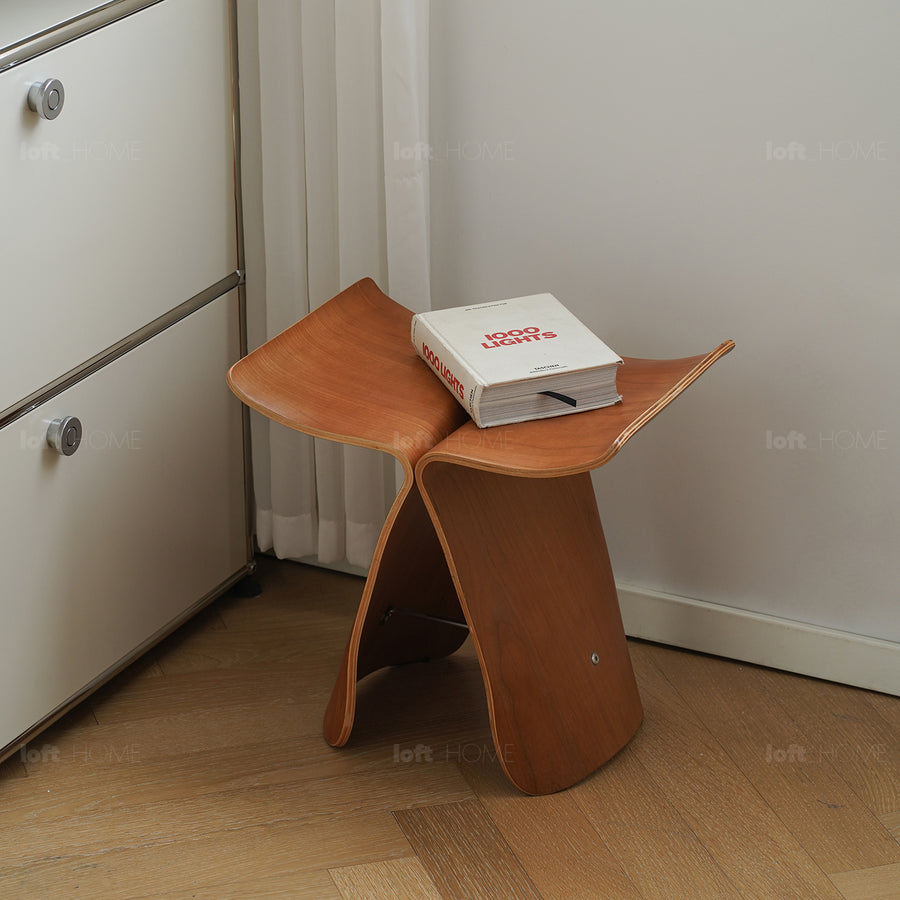 Vintage plywood stool flyer situational feels.