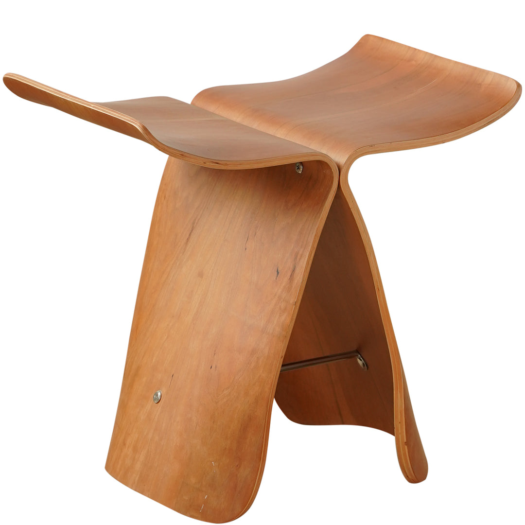 Vintage plywood stool flyer primary product view.