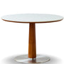 Vintage Boxwood Sintered Stone Round Dining Table GREY
