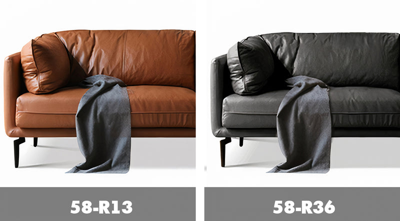 Vintage Genuine Leather 3 Seater Sofa BRAVO Color Swatches