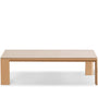 Minimalist Ash Wood Veneer Sintered Stone Coffee Table STRING
