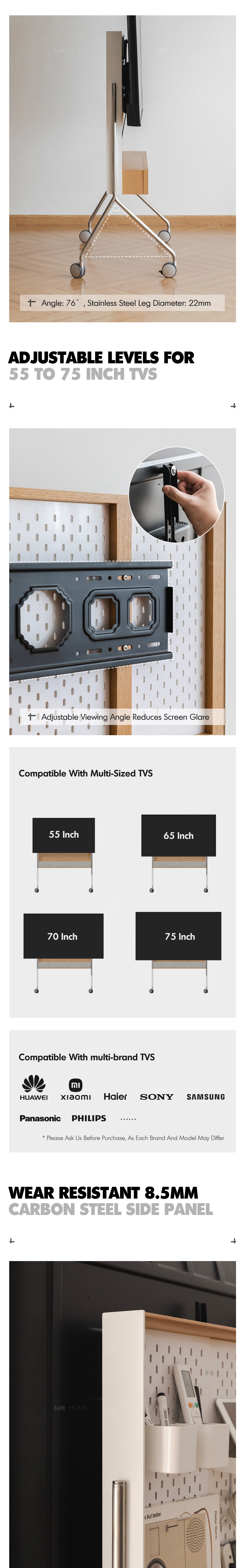 Minimalist Ash Wood Veneer TV Hanger ROAM Good to Know - 5