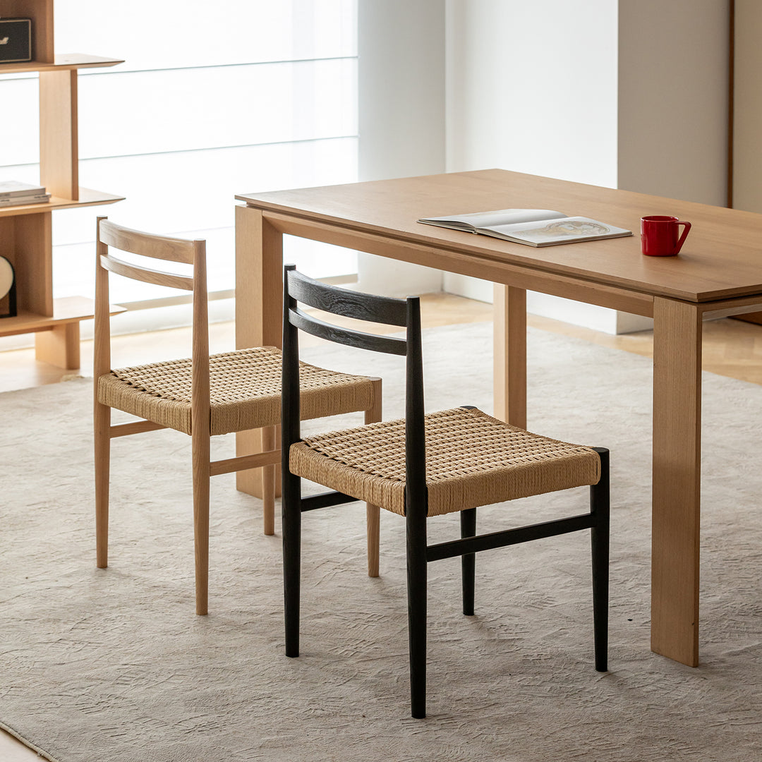 Bauhaus ash wood woven rope dining chair moore size charts.