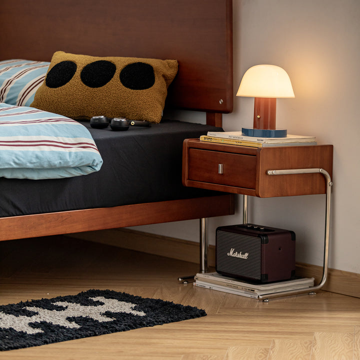 Bauhaus boxwood side table nobuo in panoramic view.