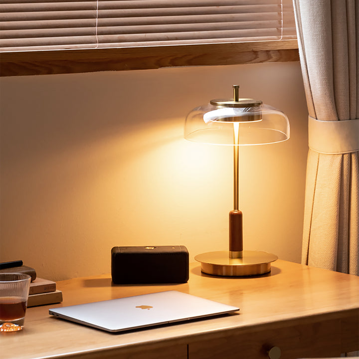 Bauhaus brass table lamp dream in details.