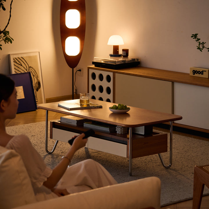 Bauhaus cherry wood coffee table locke environmental situation.