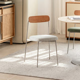 Bauhaus cherry wood dining chair wiener primary product view.