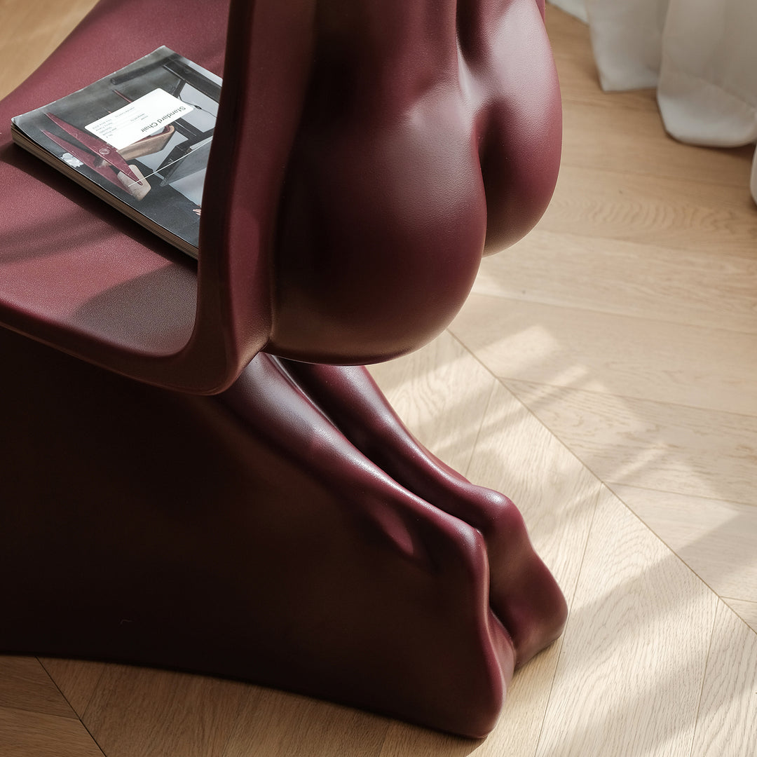 Bauhaus plastic dining chair her conceptual design.