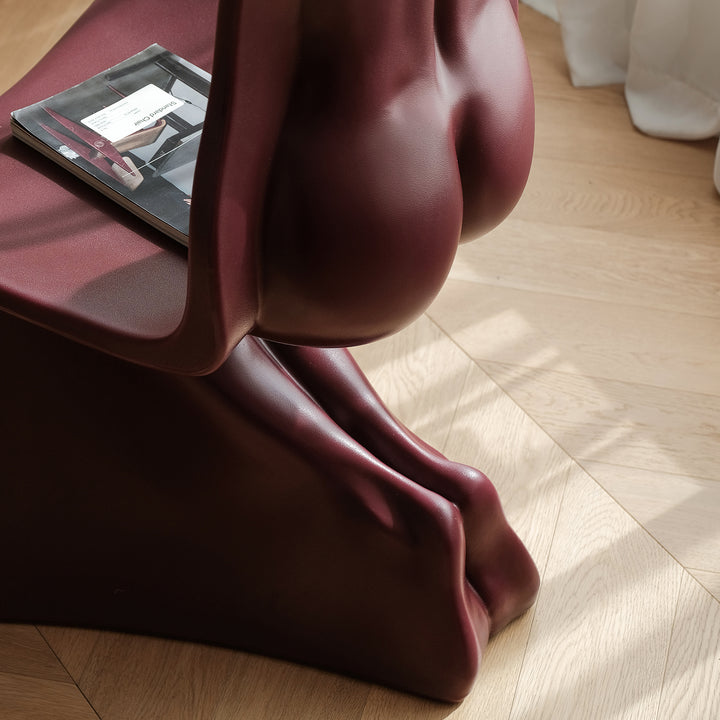 Bauhaus plastic dining chair her conceptual design.
