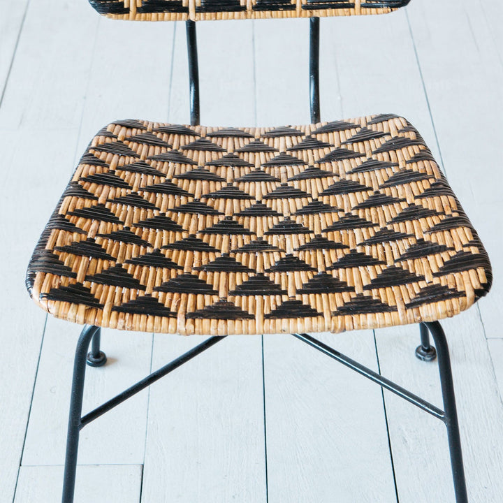 Bohemian rattan dining chair larry conceptual design.