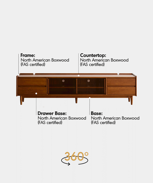 Vintage Boxwood TV Console VISTA Good to Know Preview-2