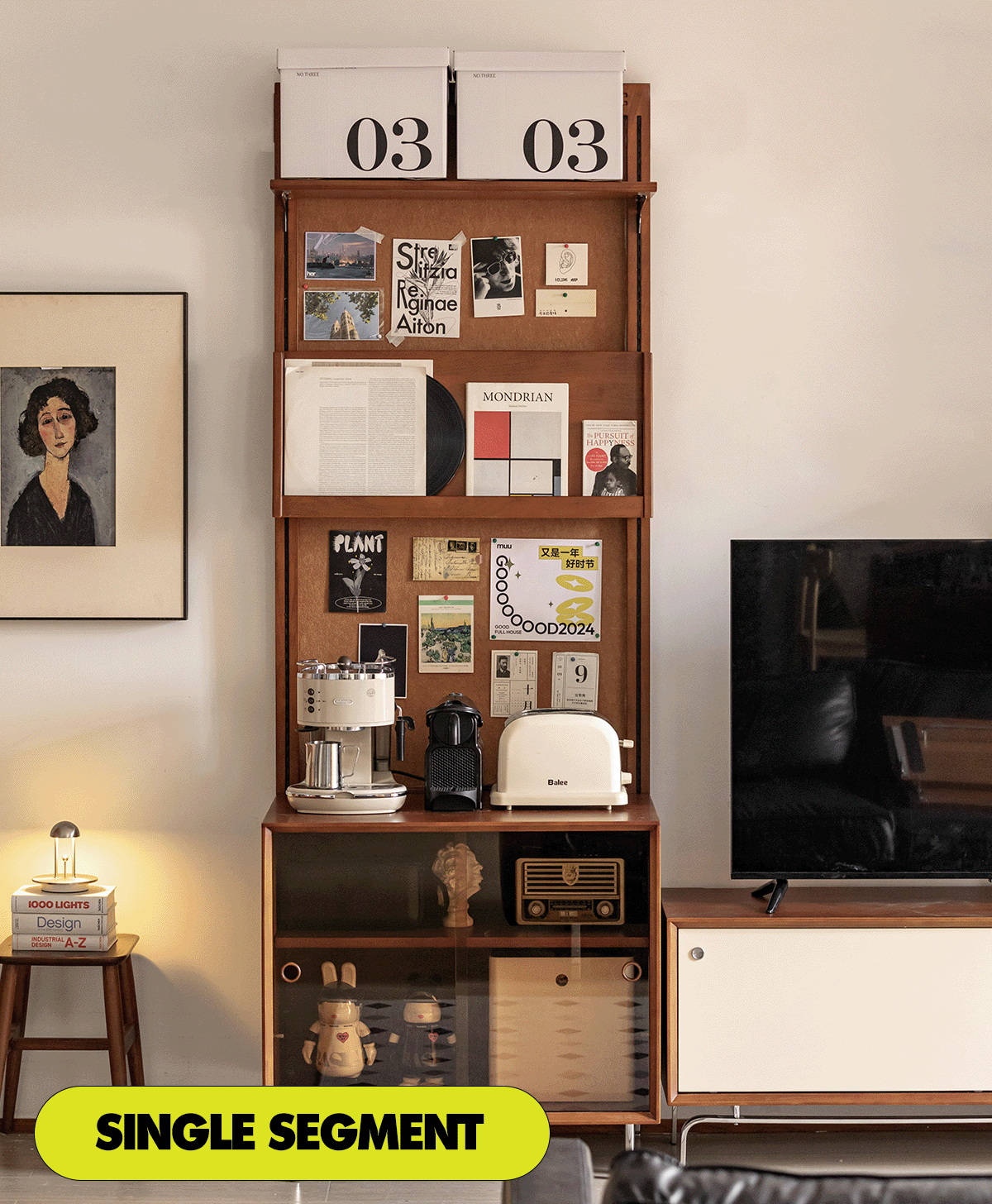 Bauhaus Boxwood Modular Hanging Wall Shelf System MUSE – LOFT HOME