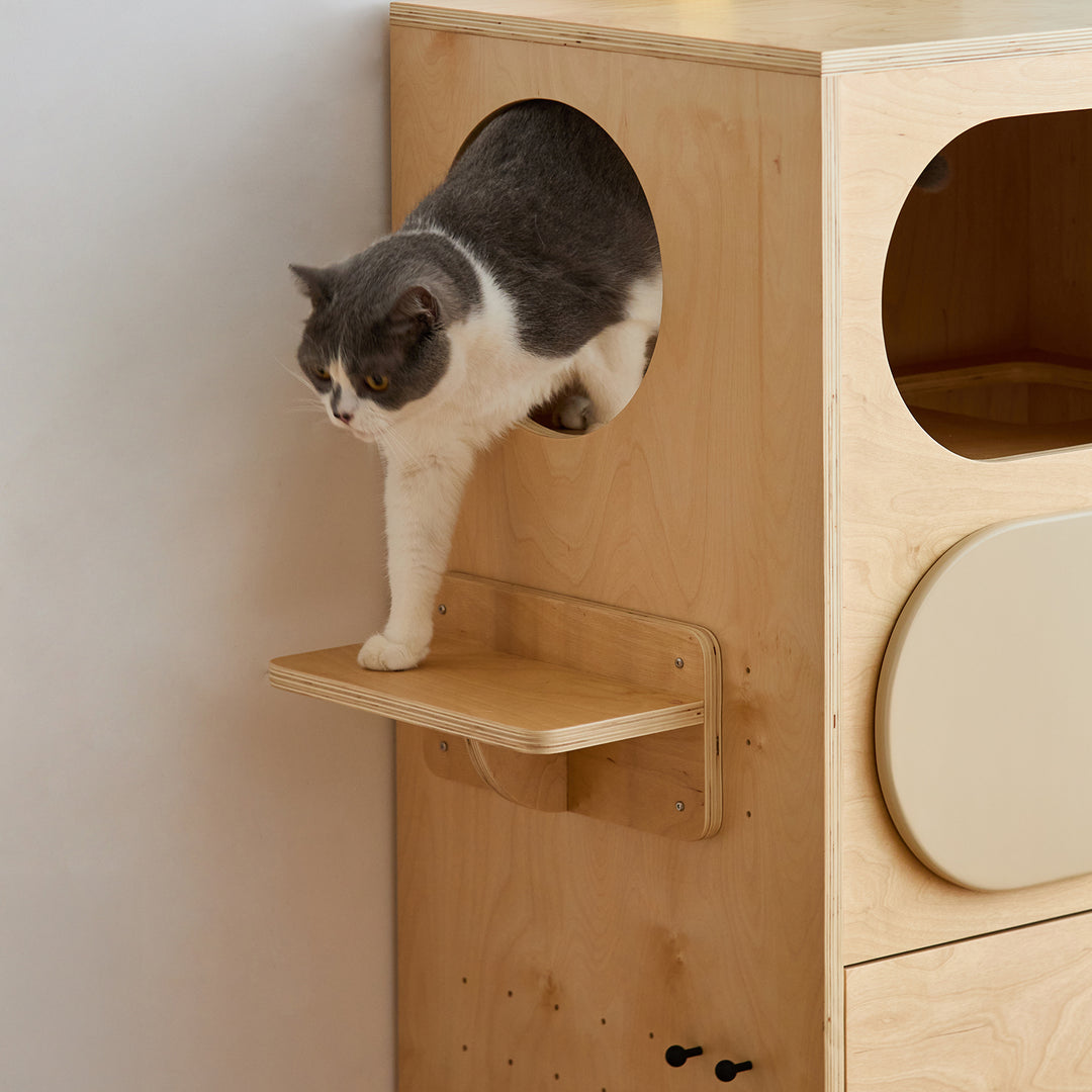 Minimalist plywood cat tower cabinet gulu size charts.