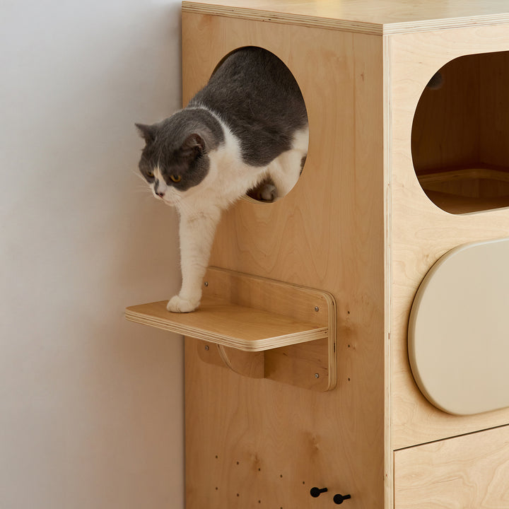 Minimalist plywood cat tower cabinet gulu size charts.