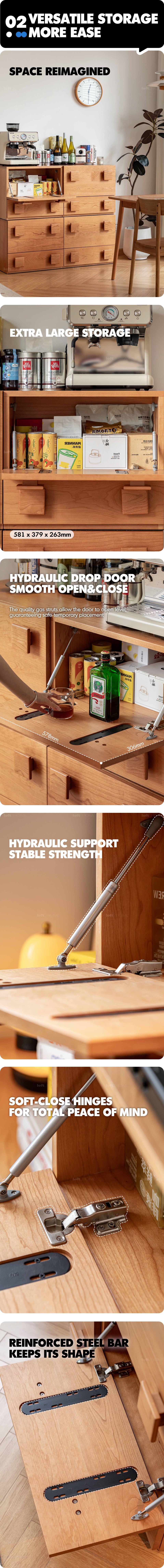 Scandinavian Cherry Wood Modular Cabinet NIMBUS More Details and Instruction_2