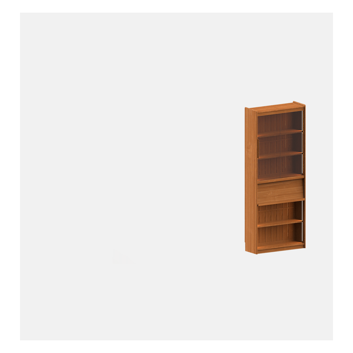 Scandinavian Cherry Wood Bookshelf VISTA Good to Know - 4